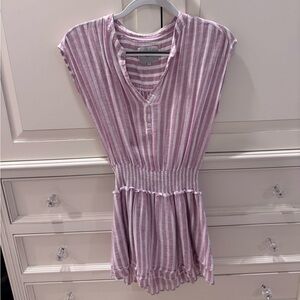 Rails Angelina Rose Stripe Linen Blend Mini Dress